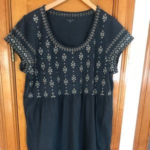 Sz14 Garnet Hill cotton summer dress